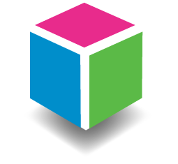 Life by Design three coloured box logo